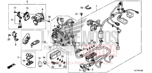 FAISCEAU DES FILS SH125ADK de 2019